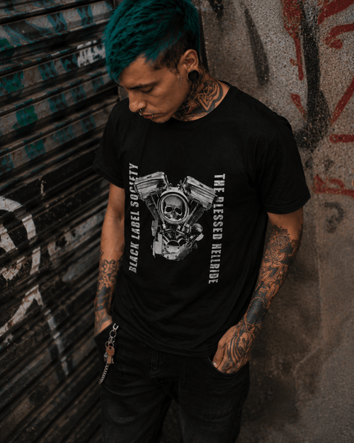 Polera Black Label Society Blessed - amplitudmodulada