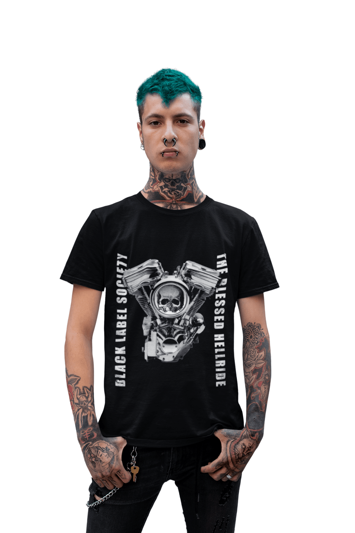 Polera Black Level Society Blessed - amplitudmodulada