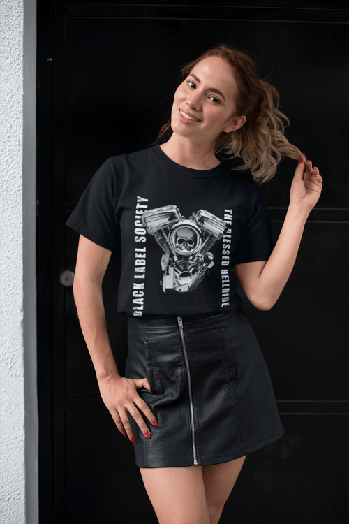 Polera Black Level Society Blessed - amplitudmodulada