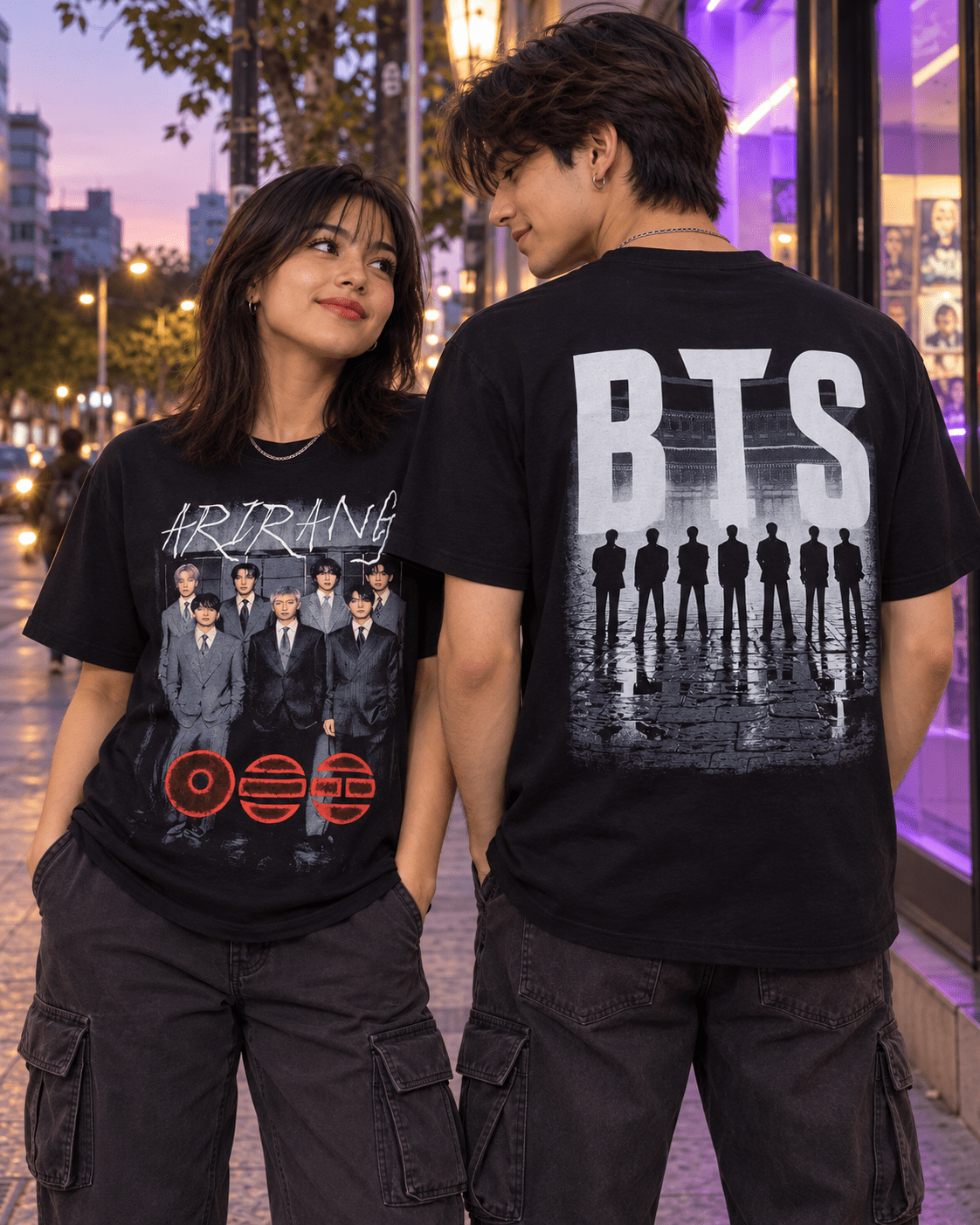 Polera BTS ARIRANG – Siluetas - amplitudmodulada