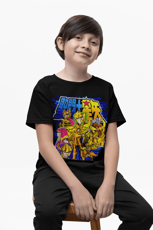 Polera Caballeros del Zodiaco Poseidon KIDS - amplitudmodulada