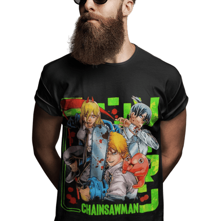 polera chainsaw man - amplitudmodulada