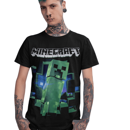 Polera Minecraft Creeper - amplitudmodulada