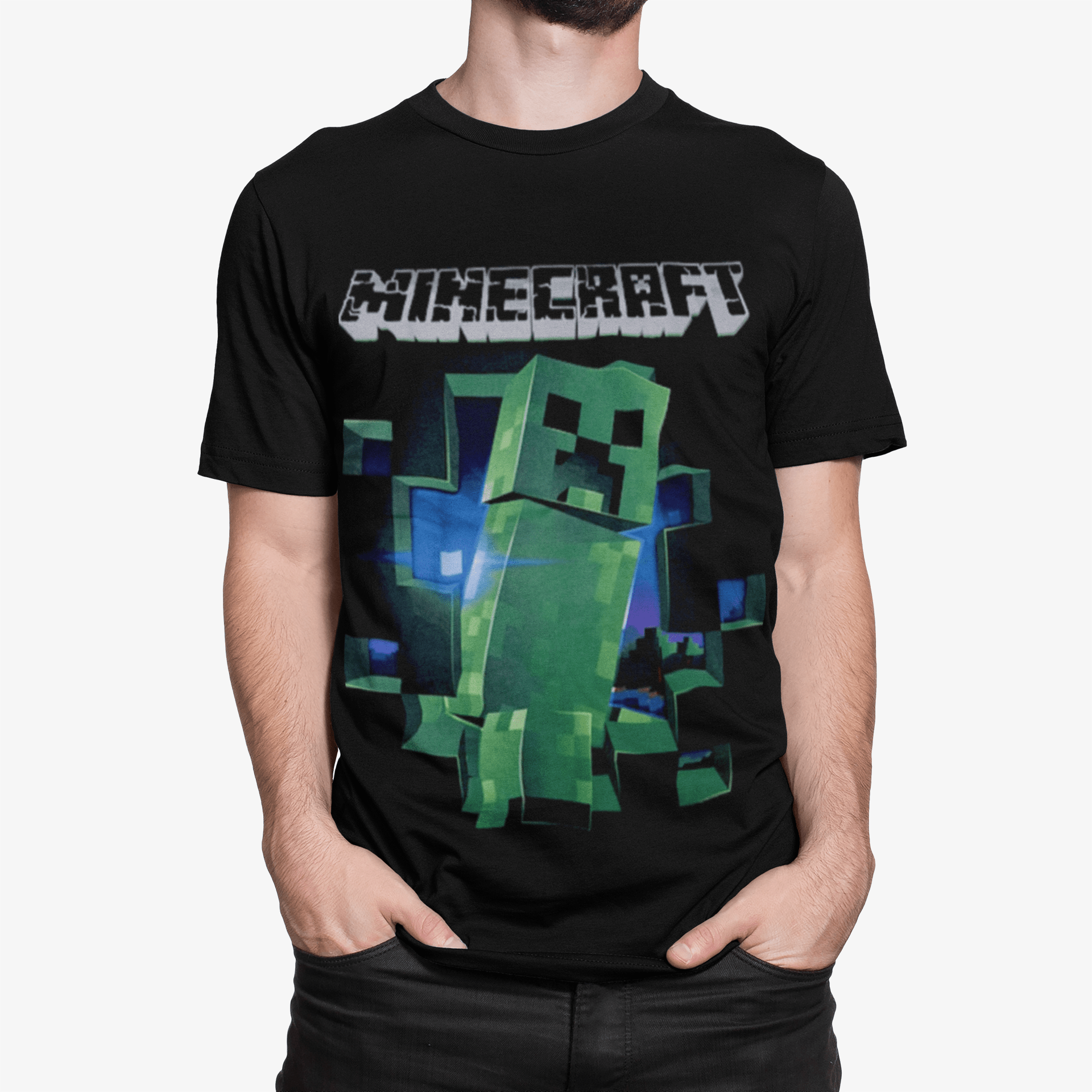 Polera Minecraft Creeper - amplitudmodulada