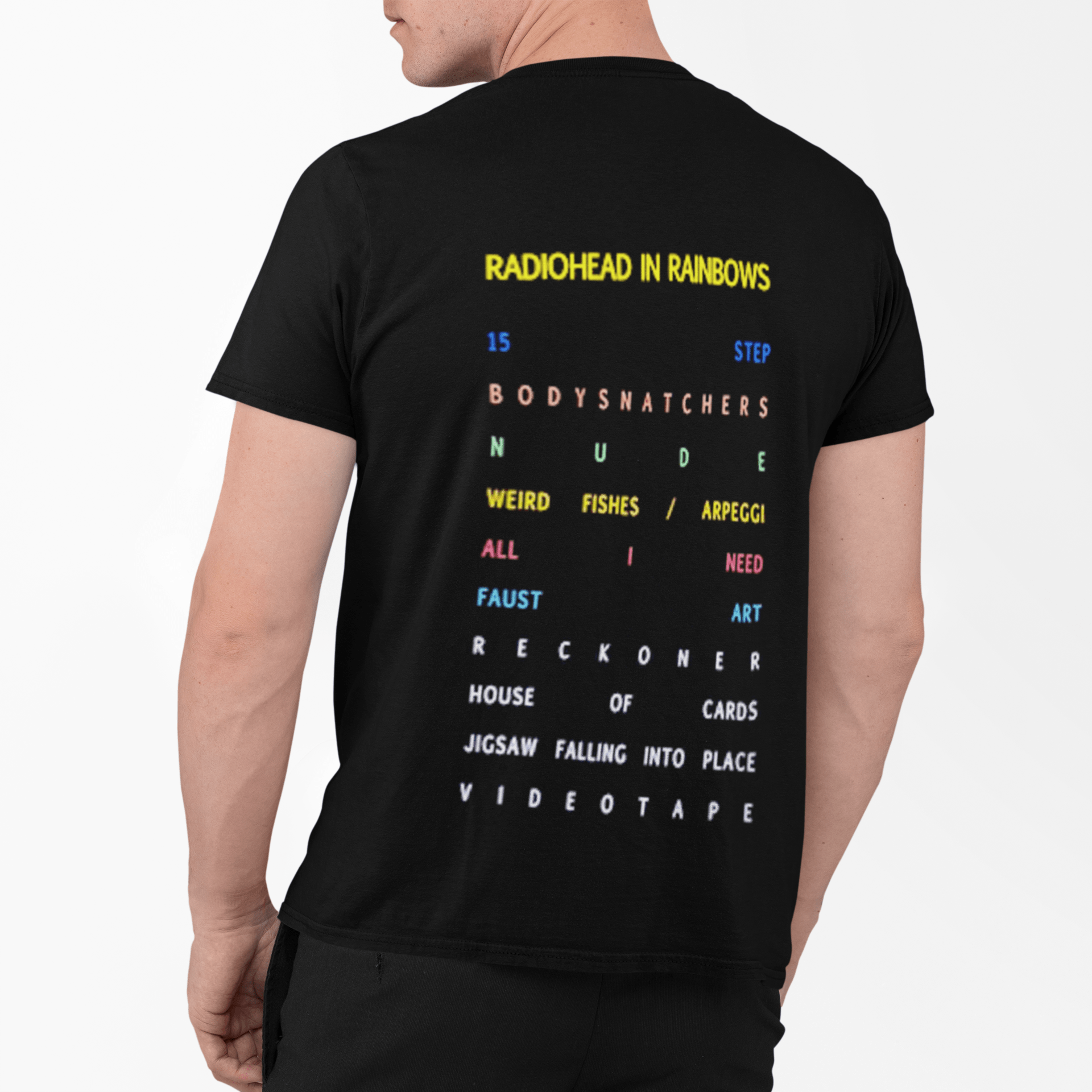 Polera de Radiohead In Rainbows - amplitudmodulada