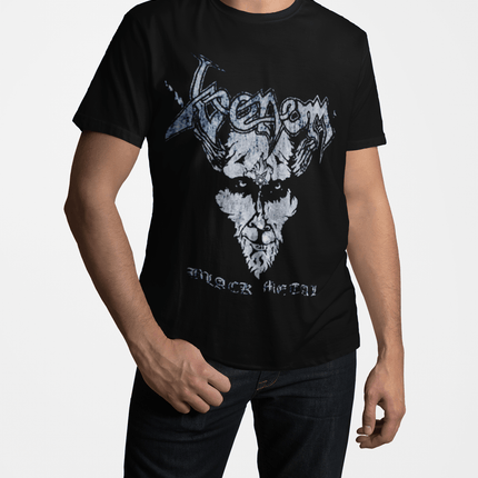 Polera de Venom Black Metal - amplitudmodulada