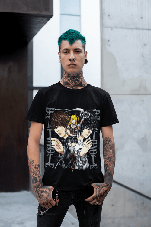 Polera Death Note Personajes - amplitudmodulada