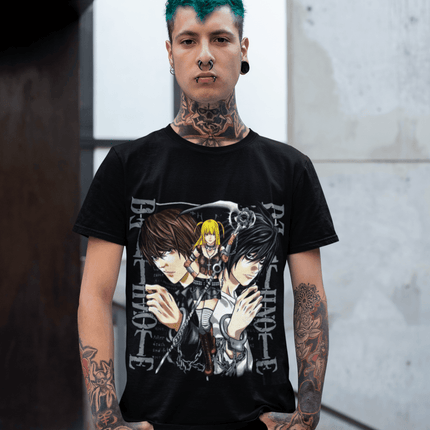 Polera Death Note Personajes - amplitudmodulada