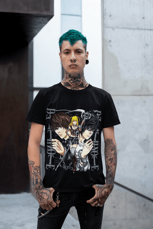 Polera Death Note Personajes - amplitudmodulada