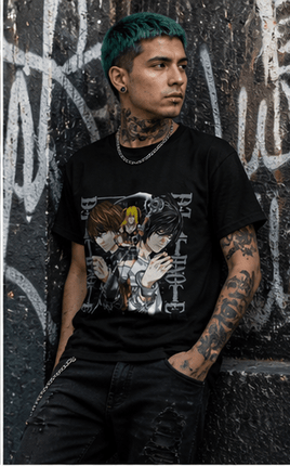 Polera Death Note Personajes - amplitudmodulada