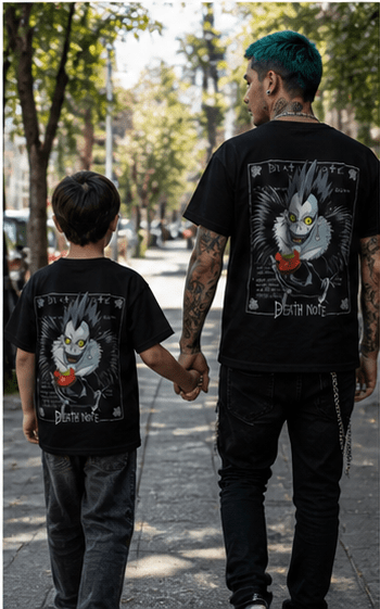 Polera Death Note Personajes - amplitudmodulada