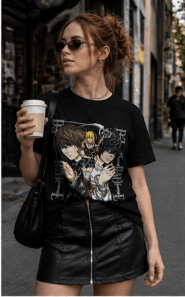 Polera Death Note Personajes - amplitudmodulada