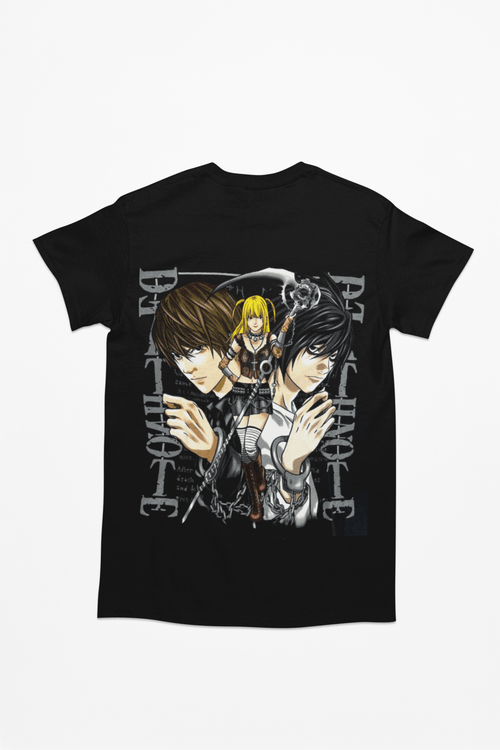 Polera Death Note Personajes - amplitudmodulada