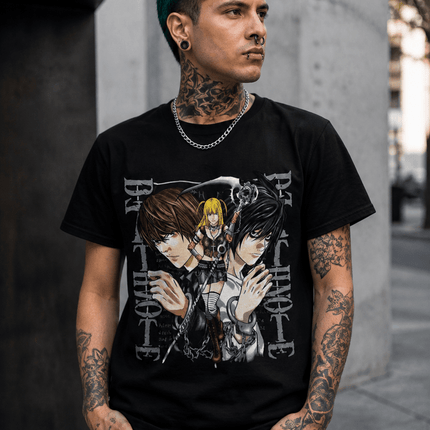 Polera Death Note Personajes - amplitudmodulada