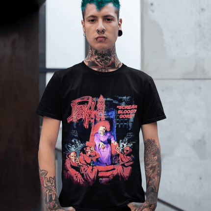 Polera Death Scream Bloody Gore - amplitudmodulada