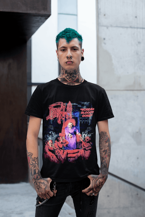 Polera Death Scream Bloody Gore - amplitudmodulada