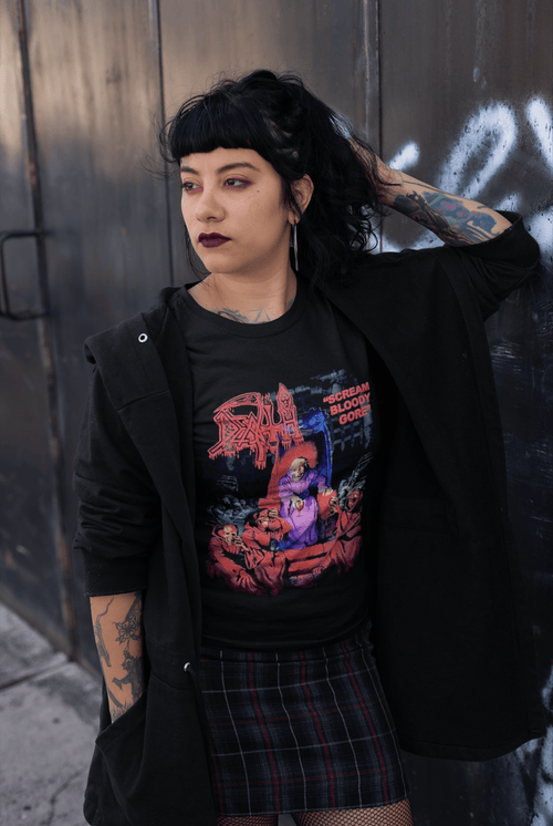 Polera Death Scream Bloody Gore - amplitudmodulada