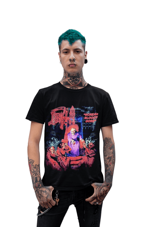 Polera Death Scream Bloody Gore - amplitudmodulada