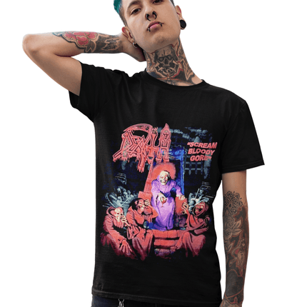 Polera Death Scream Bloody Gore - amplitudmodulada