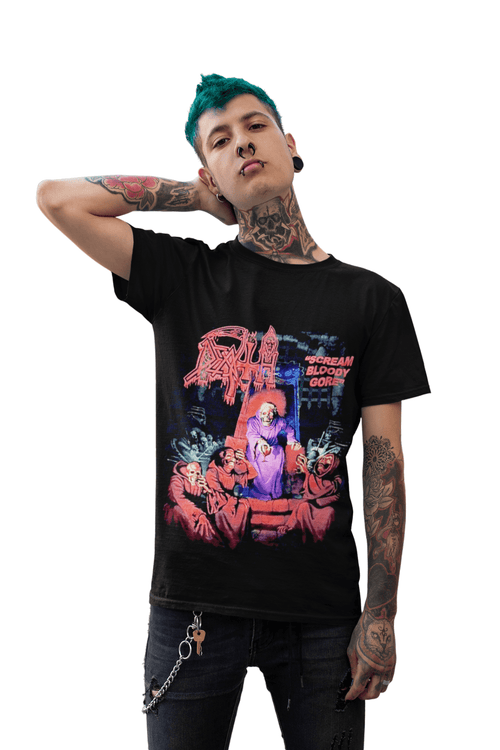 Polera Death Scream Bloody Gore - amplitudmodulada