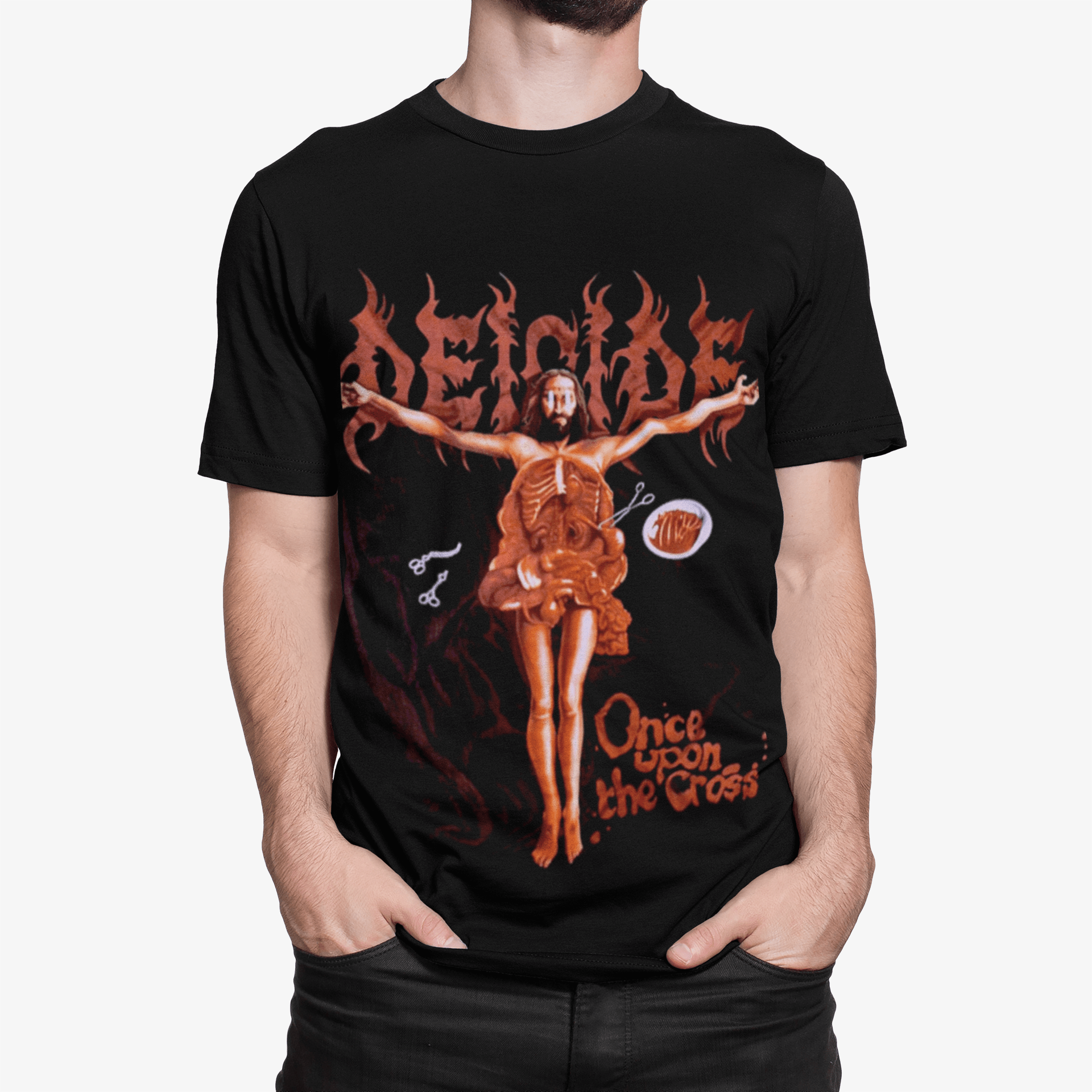 Polera Deicide Once Upon the Cross - amplitudmodulada