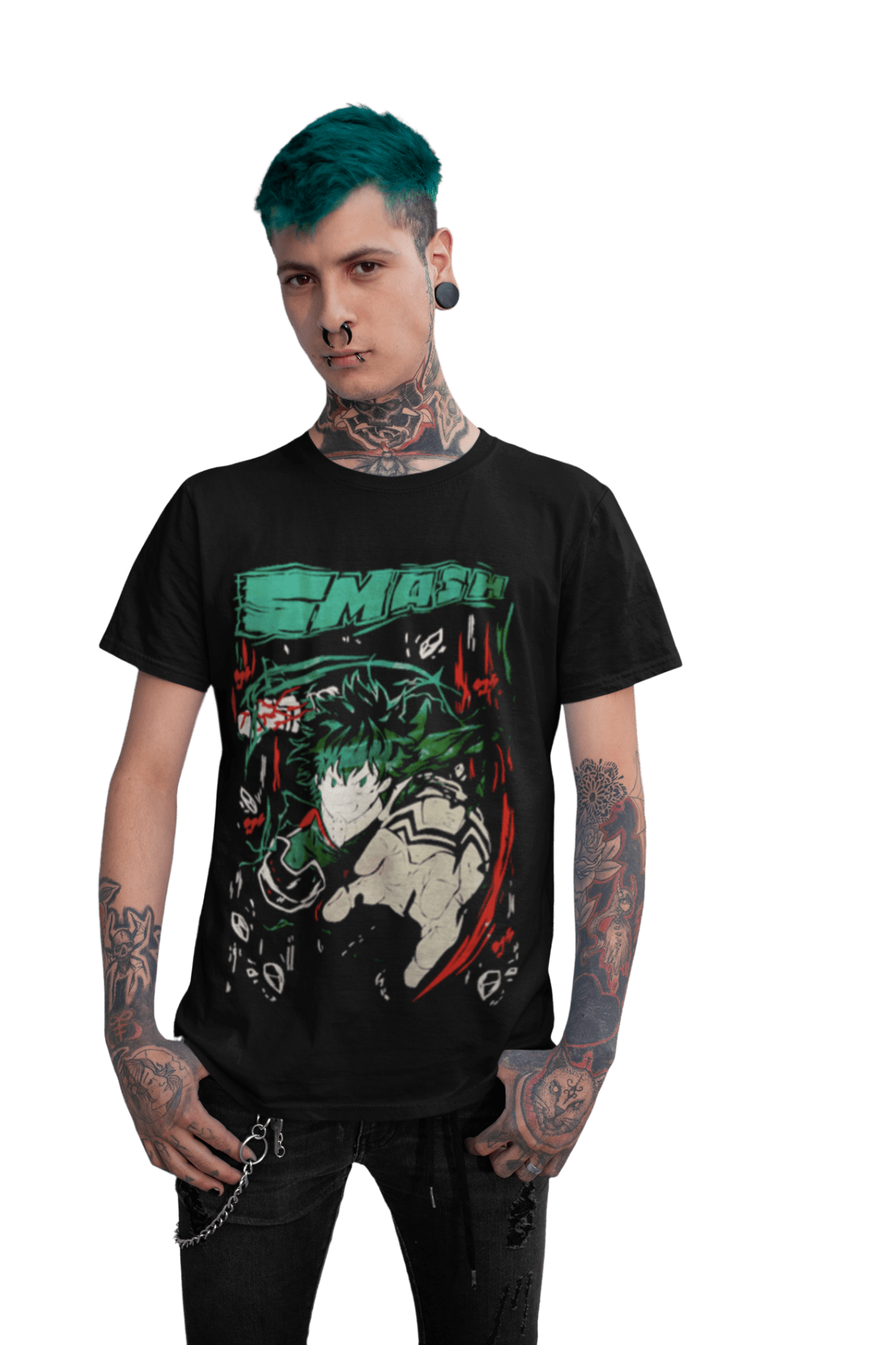 Polera Deku Smash My Hero - amplitudmodulada
