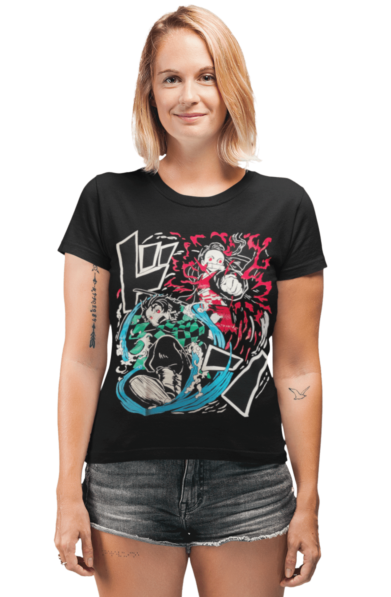 polera tanjiro & nezuko kamado - amplitudmodulada