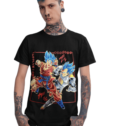 Polera Dragon Ball Goku Vegeta - amplitudmodulada