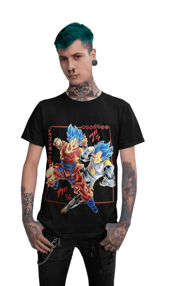 Polera Dragon Ball Goku Vegeta - amplitudmodulada