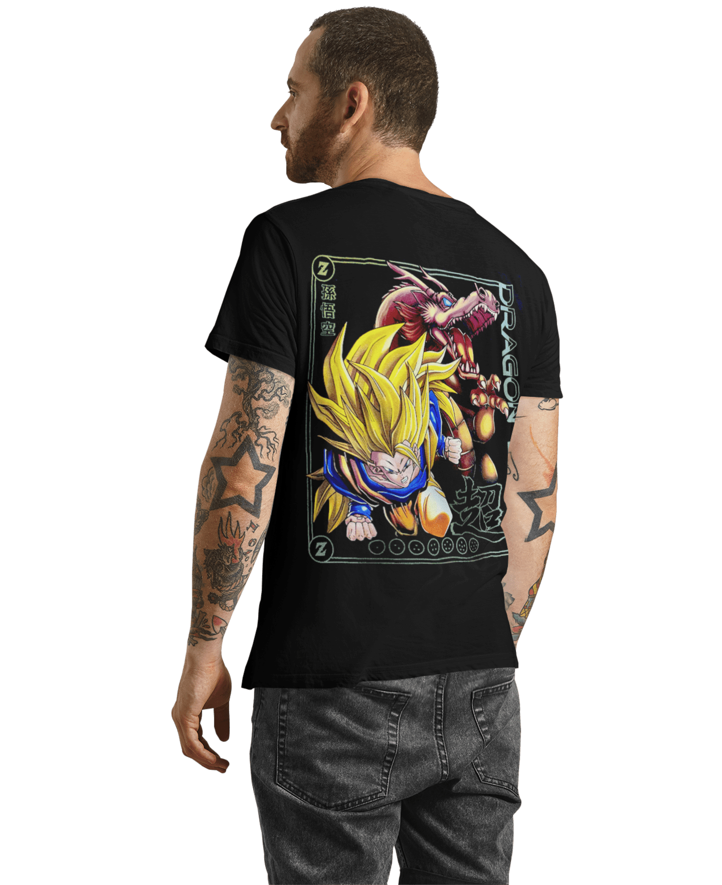 Polera dragon ball goku fases - amplitudmodulada