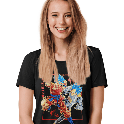 Polera Dragon Ball Goku Vegeta - amplitudmodulada