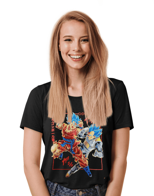 Polera Dragon Ball Goku Vegeta - amplitudmodulada