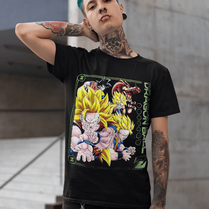 Polera Dragon Ball Goku evolucion - amplitudmodulada