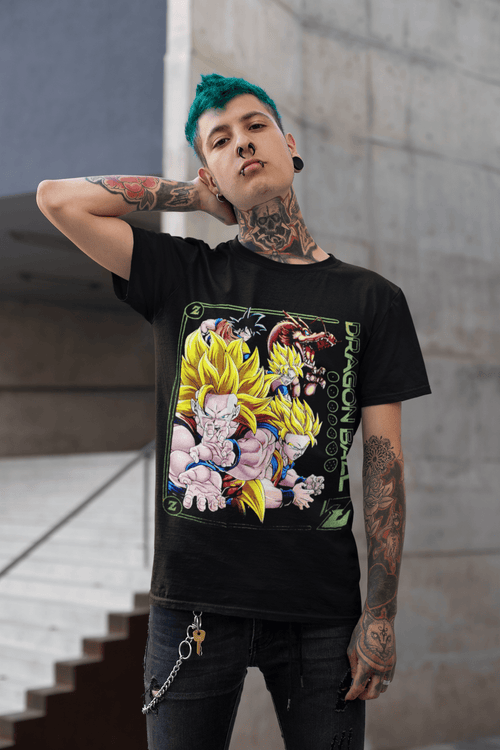 Polera Dragon Ball Goku evolucion - amplitudmodulada