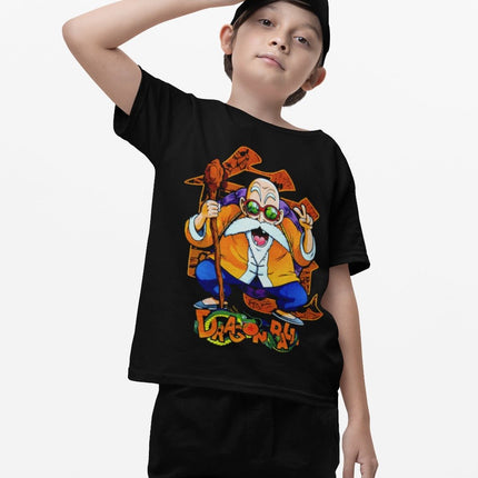Polera Dragon Ball Maestro Roshi KIDS - amplitudmodulada