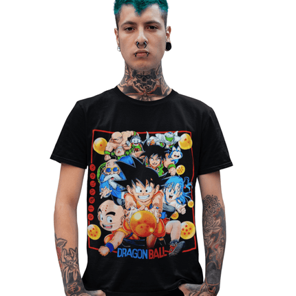 Polera Dragon Ball Personajes - amplitudmodulada
