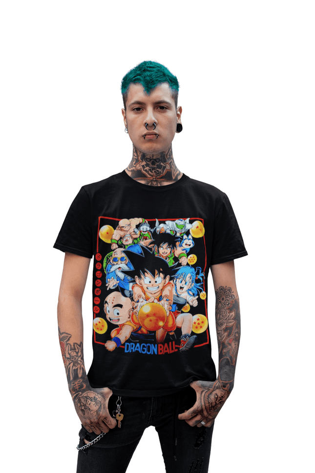 Polera Dragon Ball Personajes - amplitudmodulada