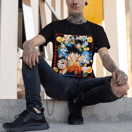 Polera Dragon Ball Personajes - amplitudmodulada