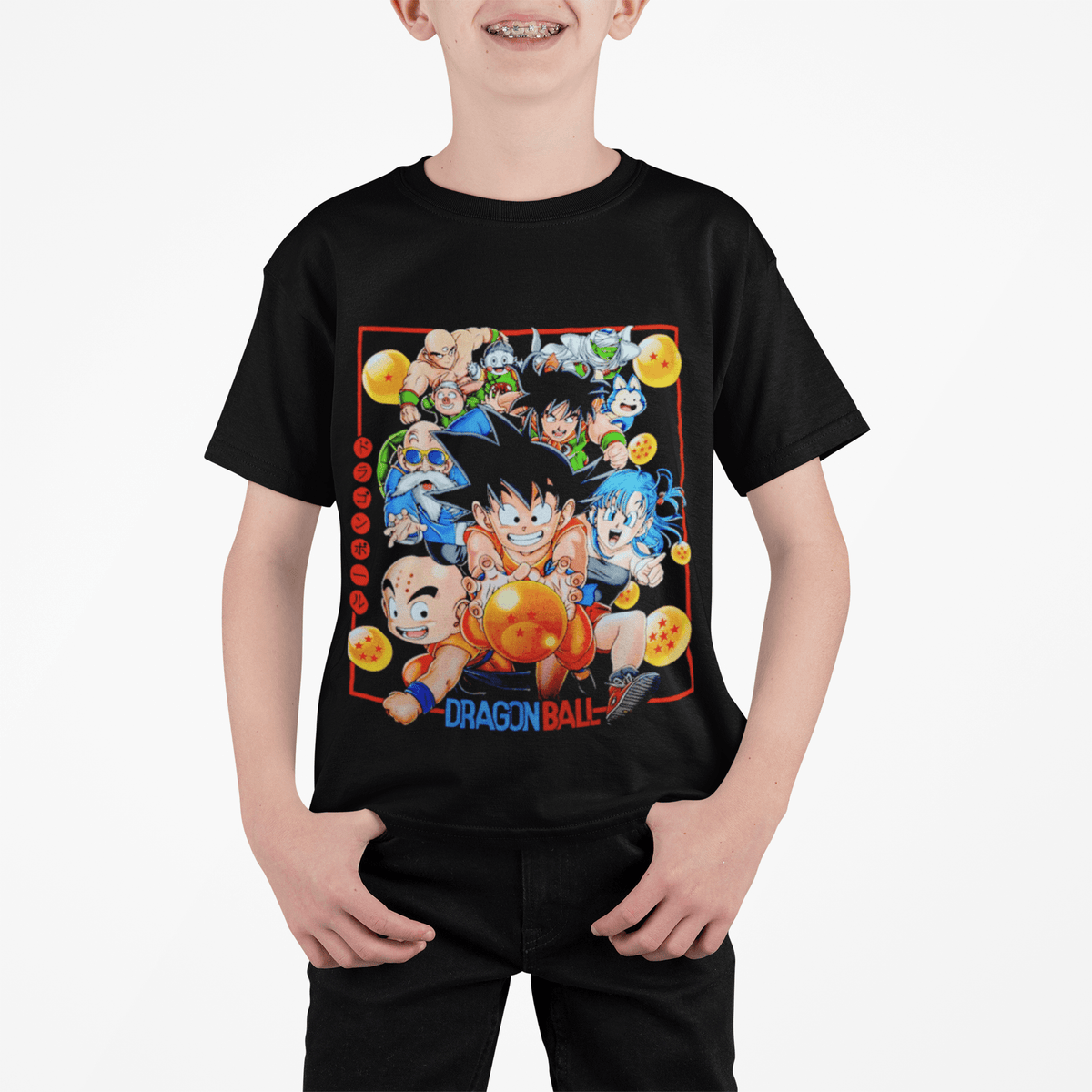 Polera Dragon Ball Personajes KIDS - amplitudmodulada