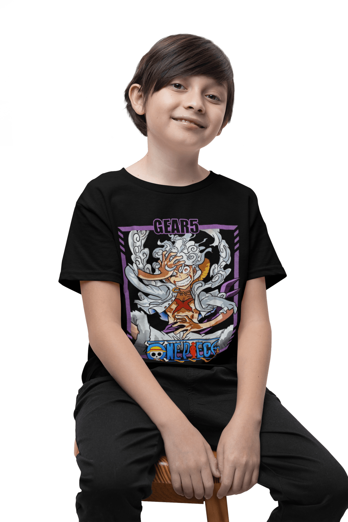 Polera Gear 5 luffy evolucion - amplitudmodulada