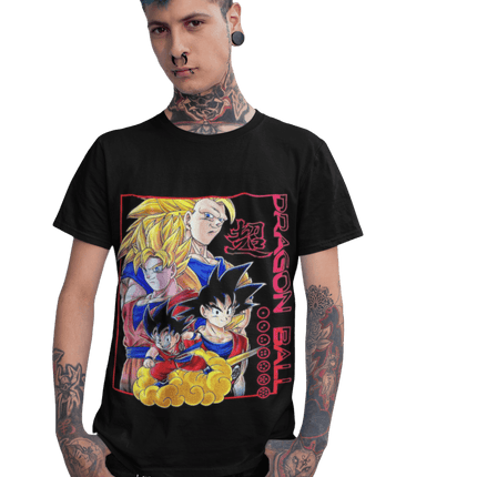 Polera Goku Fases - amplitudmodulada