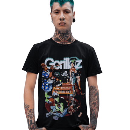 Polera Gorillaz Song Machine - amplitudmodulada