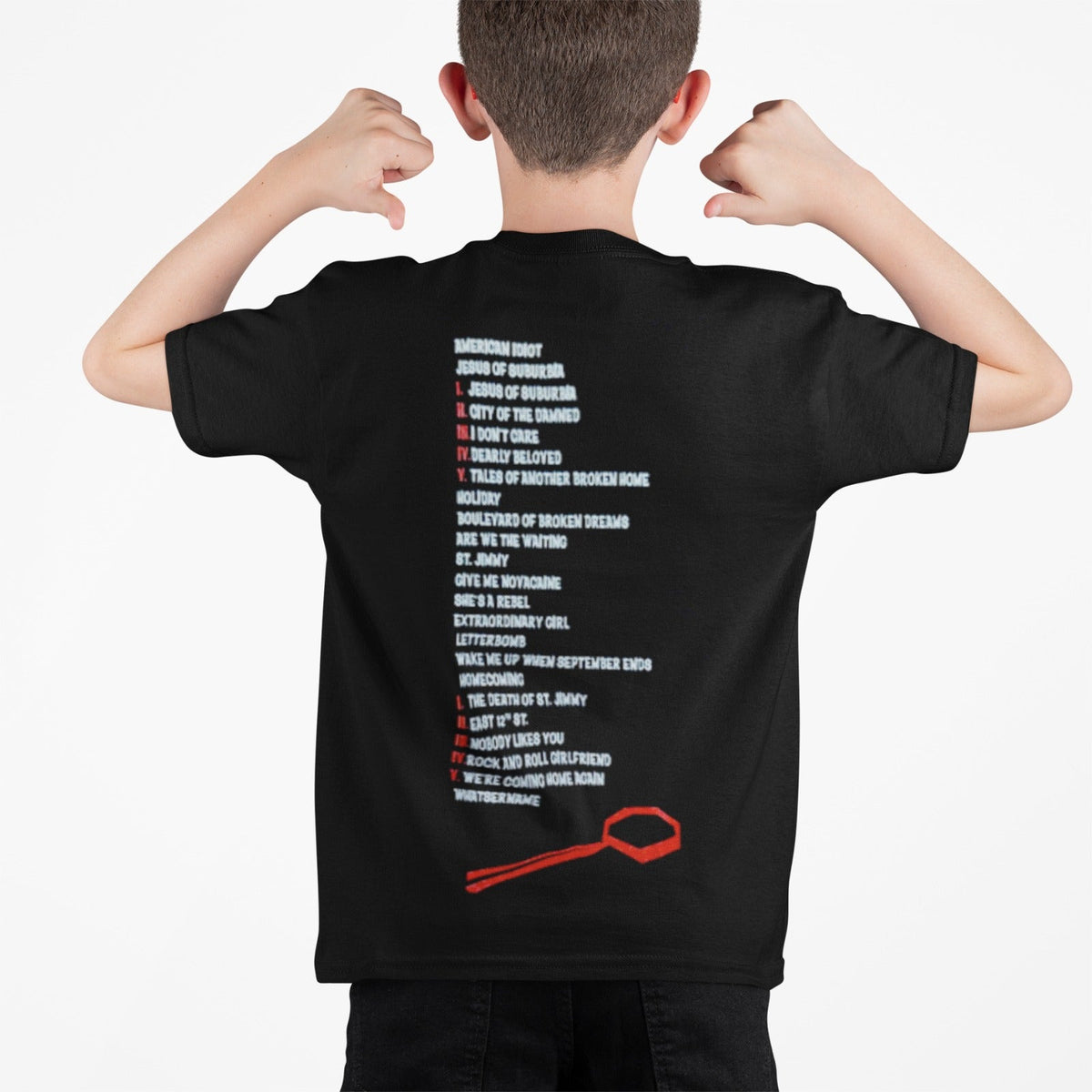 Polera Green Day American Idiot KIDS - amplitudmodulada