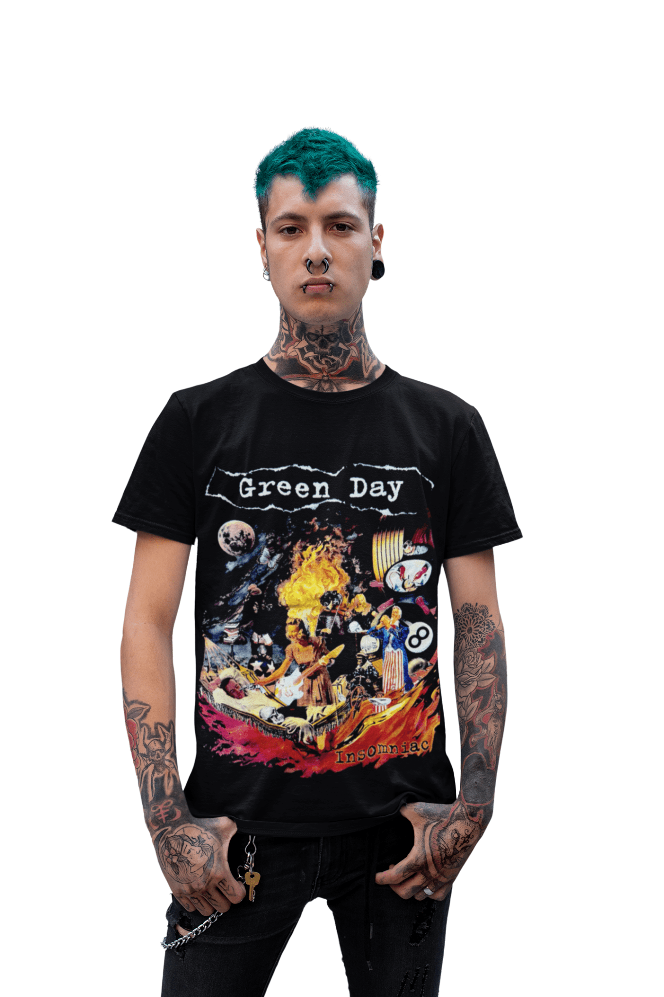 Polera Green Day Insomniac - amplitudmodulada