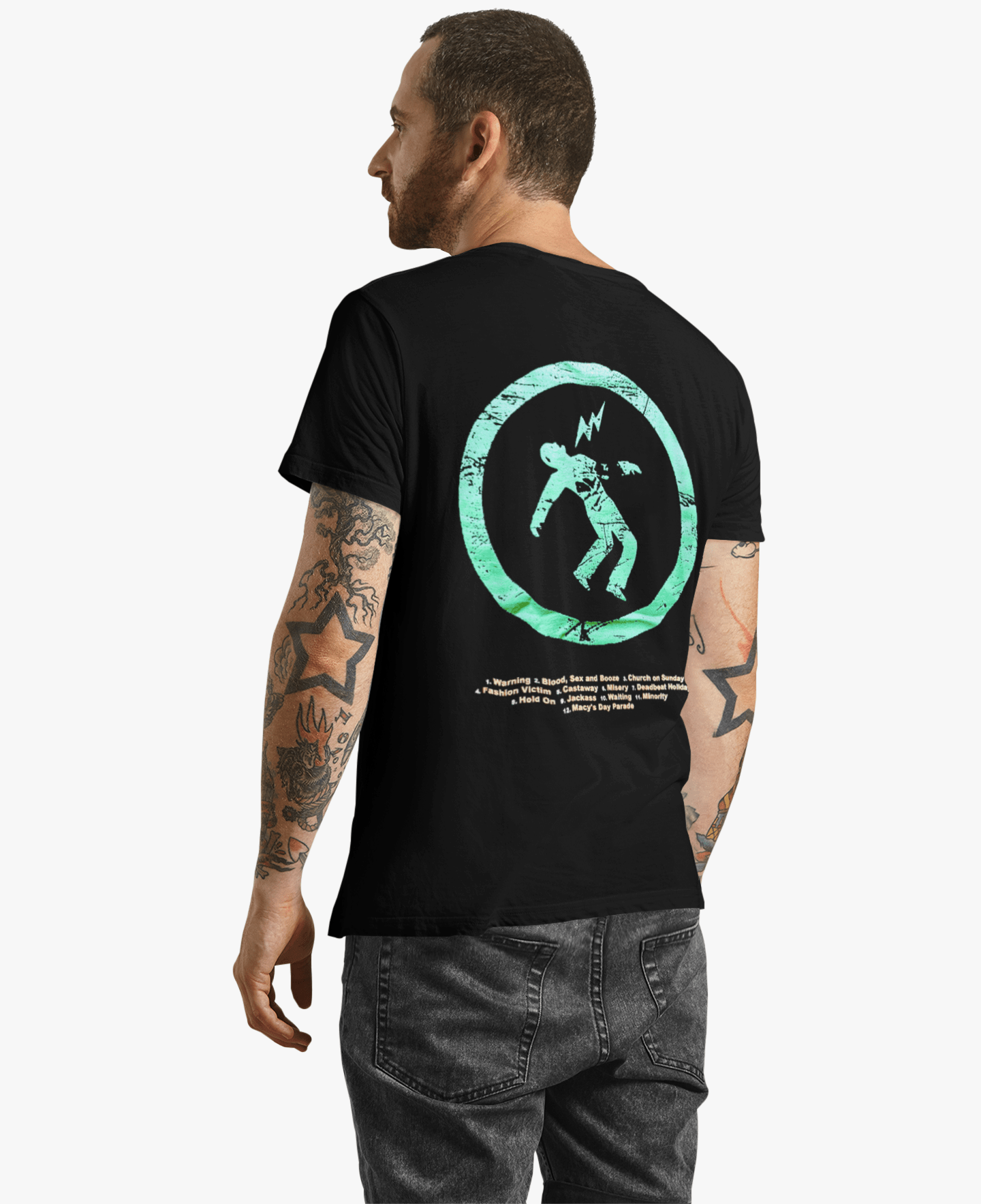 Polera Warning Green Day - amplitudmodulada