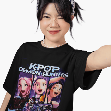 Polera Guerreras K - pop huntrix - amplitudmodulada