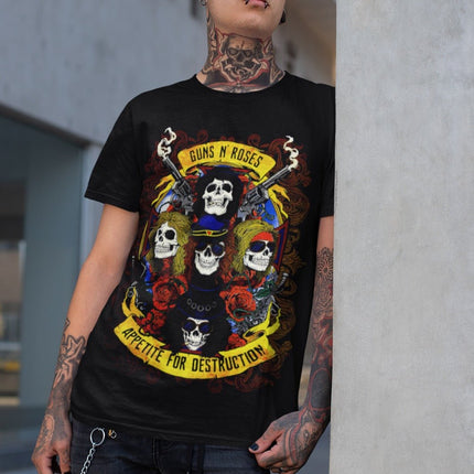 Polera Guns N' Roses Appetite for Destruction SKULL KIDS - amplitudmodulada