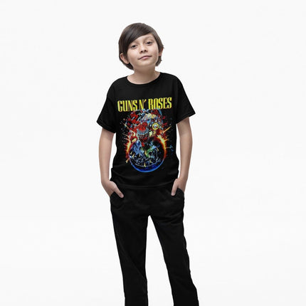 Polera Guns N' Roses Tour 2025 KIDS - amplitudmodulada