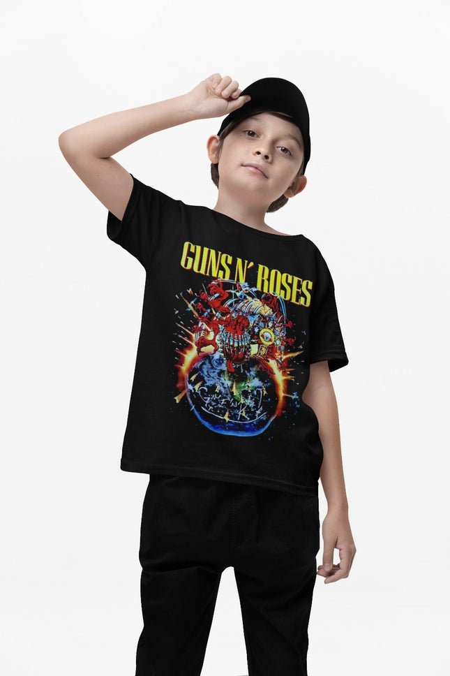 Polera Guns N' Roses Tour 2025 KIDS - amplitudmodulada
