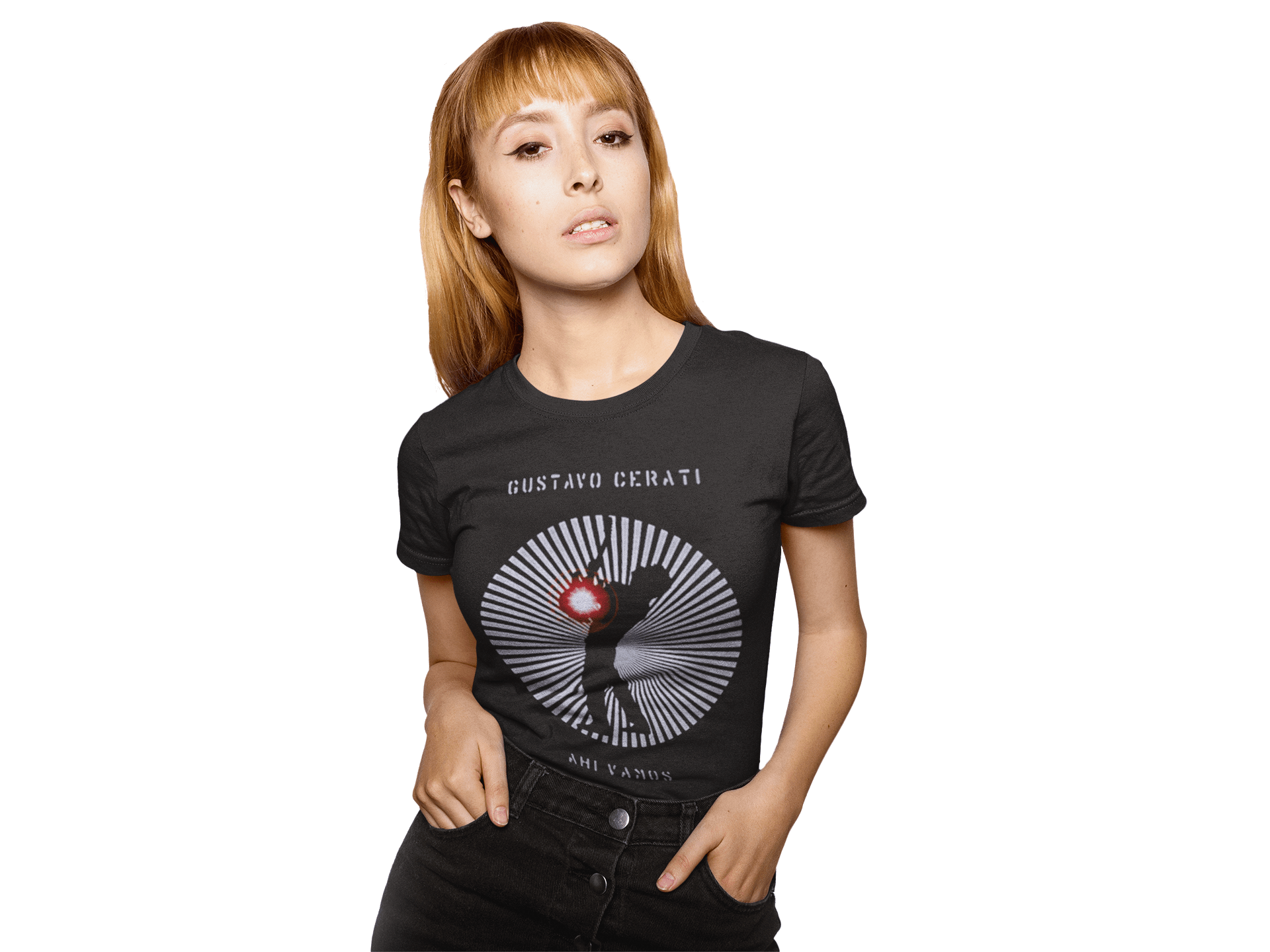 Polera Gustavo Cerati Ahi Vamos - amplitudmodulada